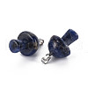 Natural Sodalite Pendants G-N0325-10K-3
