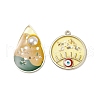 Epoxy Resin Pendants RESI-XCP0001-84-2