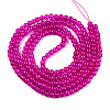 Crackle Glass Beads Strands X-CCG-Q001-4mm-08-3