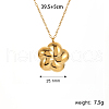 Stainless Steel Pendant Necklaces for Women UV6839-5-2