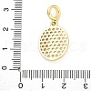 Brass Virgin Mary European Dangle Charms KK-D325-26G-01-3