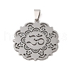 Non-Tarnish 201 Stainless Steel Pendants STAS-S126-04P-1