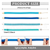 1 Set Nylon Elastic Ribbon Bookmark AJEW-FG0002-52-2
