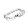 Non-Tarnish 304 Stainless Steel Screw Carabiner Lock Charms STAS-K213-11P-2