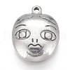 Tarnish Resistant 304 Stainless Steel Pendants STAS-H117-10P-1