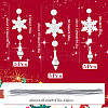 SOFPLATE 15Pcs 3 Styles Christmas Acrylic Snowflake Pendant Decorations HJEW-SP0001-04A-2