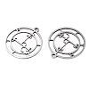Non-Tarnish 201 Stainless Steel Sigil of Lilith Pendants STAS-S120-001-3