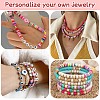 DIY Disc Polymer Clay & CCB Plastic Beads Jewelry Making Findings Kits DIY-YW0010-54A-6