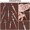Unicraftale 16Pcs 8 Styles Halloween Alloy Enamel Pendants FIND-UN0003-02-5