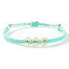 Glass Seed Beaded Braided Bead Beacelets BY5894-8-1