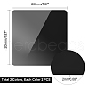   4Pcs 2 Colors Acrylic Reflection Display Board AJEW-PH0003-32-4