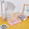 Plastic Bead Containers with Hinged Lid AJEW-WH0479-88B-5
