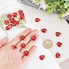 SUNNYCLUE 30Pcs Alloy Enamel Pendants ENAM-SC0003-03-3