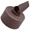 2M Flat Single Face Lychee Pattern Imitation Leather Band LC-WH0010-02B-02-1