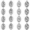 20Pcs 4 Style Tibetan Style Alloy Pendants TIBEP-CJ0001-20-1