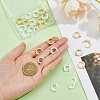 DICOSMETIC 24Pcs 2 Colors 201 Stainless Steel Huggie Hoop Earrings Findings STAS-DC0015-46-3