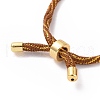 Nylon Cord Silder Bracelets MAK-C003-03G-01-4