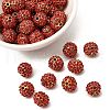Alloy Rhinestone Beads RB-A034-10mm-A21G-1
