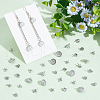 Unicraftale 150Pcs 5 Styles 304 Stainless Steel Cup Pearl Peg Bails Pin Pendants STAS-UN0059-13-2