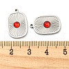 304 Stainless Steel Pendants STAS-L022-090P-3