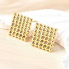304 Stainless Steel Stud Earrings EJEW-Z026-01G-1