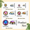 SUNNYCLUE 70G  5 Styles ABS Plastic Imitation Pearl Cabochons OACR-SC0001-45C-2