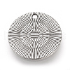 Tibetan Style Alloy Pendants for Teachers' Day TIBE-S311-14AS-LF-3