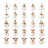 Craftdady 50Pcs 5 Styles Resin Imitation Pearl Pendants FIND-CD0001-32-2