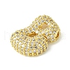 Rack Plating Brass Clear Cubic Zirconia Pendants KK-S378-01G-B-2