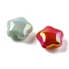 UV Plating Opauqe Acrylic Beads PACR-Q005-06-2