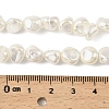 Electroplated Shell Pearl Beads Strands BSHE-M036-02A-4