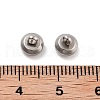 Non-Tarnish 202 Stainless Steel Charms Flat Round Charm STAS-B072-07P-01-4