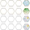 Olycraft Brass Linking Rings KK-OC0001-02-1