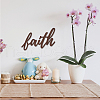 Natural Basswood Wall Sculpture WOOD-WH0118-004-6