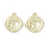 Rack Plating Alloy Pendants PALLOY-Q458-05G-1