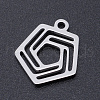 Non-Tarnish 201 Stainless Steel Charms STAS-N090-JN793-1-2