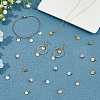 DICOSMETIC 60Pcs 2 Colors Ion Plating(IP) 304 Stainless Steel Charms FIND-DC0006-04B-4