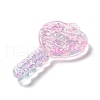 Acylic Pendant with Glitter Powder X1-OACR-H035-01E-2