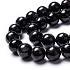 Natural Glaucophane Beads Strands G-M375-01B-3