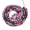 Crackle Glass Beads Strands GLAA-N009-10mm-09-2