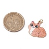 Alloy Enamel Pendants PALLOY-JF03563-2