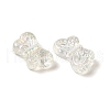 UV Plating Transparent Acrylic Beads OACR-G036-14D-2