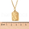 304 Stainless Steel Pendant Necklaces for Women NJEW-D312-02A-G-5