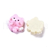 Opaque Cute Animal Resin Decoden Cabochons RESI-B024-02A-2