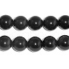 Natural Obsidian Bead Strands GSR10mmC132-1