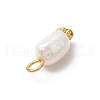 Natural Cultured Freshwater Pearl Rice Pendants PALLOY-JF03922-02-5