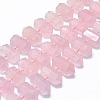 Natural Rose Quartz Beads Strands G-F715-035-1