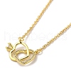 304 Stainless Steel Pendant Necklaces NJEW-U002-11G-02-1