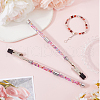 SUNNYCLUE 2Pcs Iron and PVC and Acrylic Alligator Memo Clips FIND-SC0011-25A-4