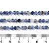 Dyed & Heated Natural Blue Aventurine Beads Strands G-M403-A33-01-5